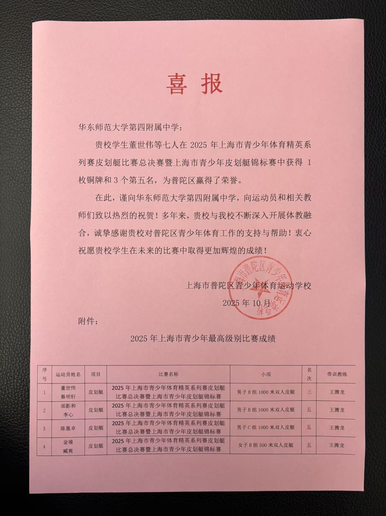 华四健儿捷报频传 田径击剑皮划艇赛场齐放异彩